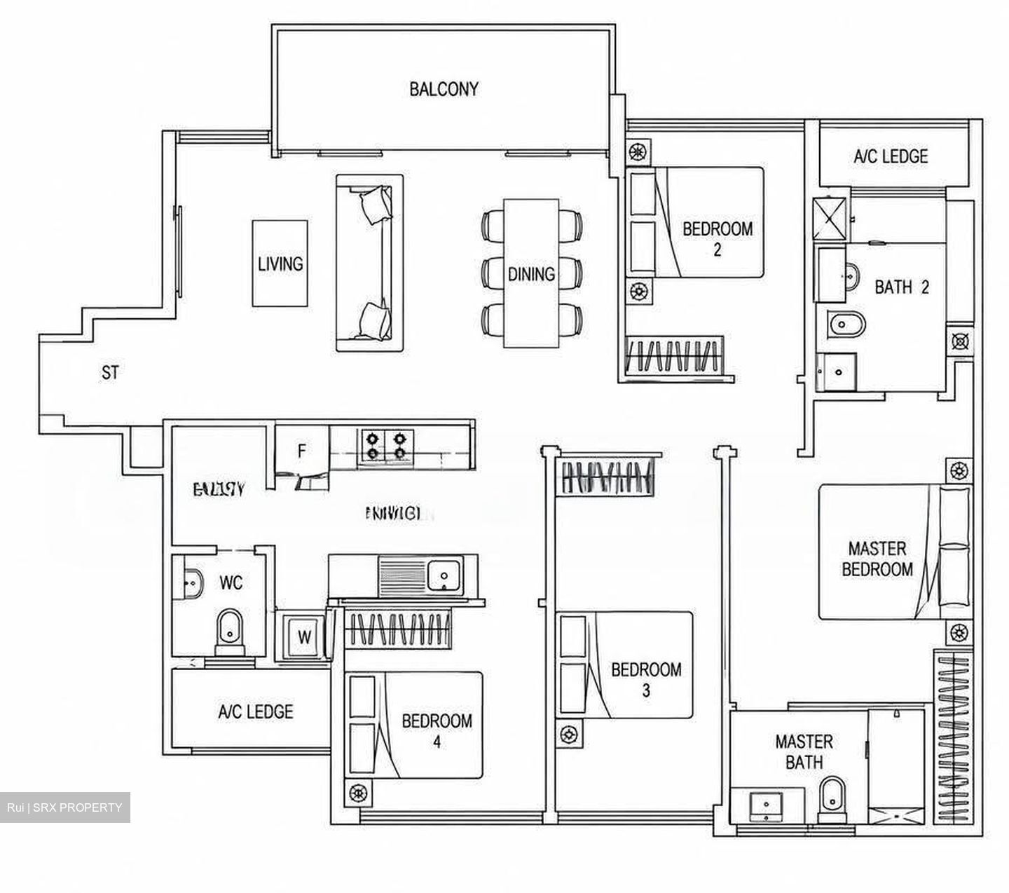 Twin Fountains (D25), Condominium #629860661